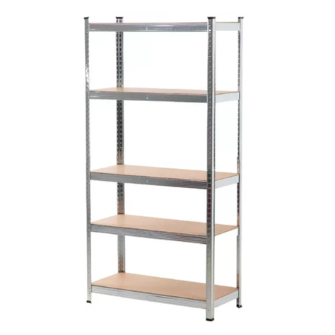 Estante Organizador 5 Niveles Madera 180x90cm Gris-0