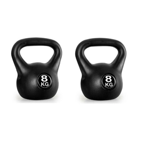 Set Par de Pesas Rusas Kettlebell 8kg Entrenamiento-0