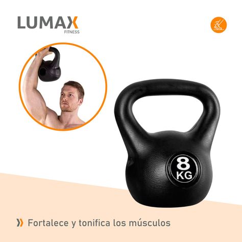 Set Par de Pesas Rusas Kettlebell 8kg Entrenamiento-5