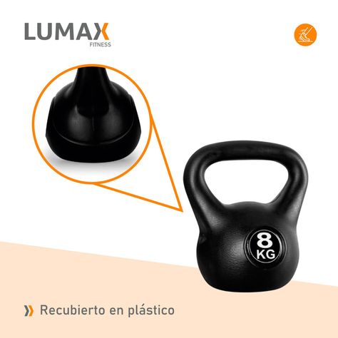 Set Par de Pesas Rusas Kettlebell 8kg Entrenamiento-7