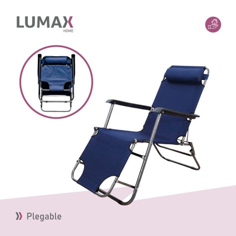 Reposera Exterior Reclinable Silla de Playa Jardin-5