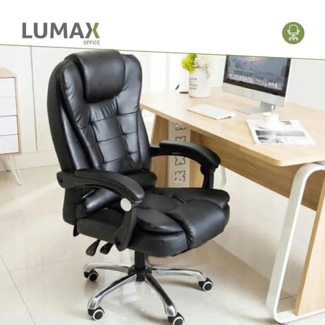 Silla Ejecutiva Escritorio Miles Premium Color Negro-3