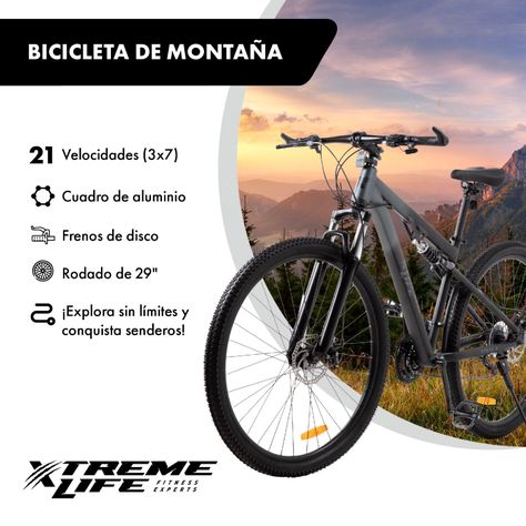 Bicicleta Mountain Bike Aro 29" 21 Velocidades-1