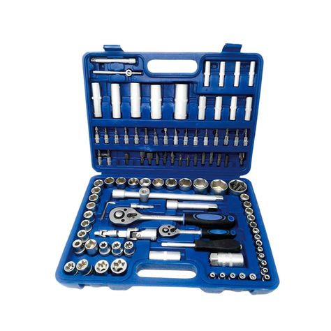 Caja de Herramientas Desatornilladores y Dados 108pcs-0