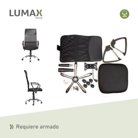Silla de Oficina High Mesh Escritorio Respaldo Alto-6