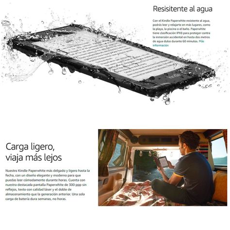 Kindle Paperwhite Resistente al Agua 6" 300ppi Morado-2