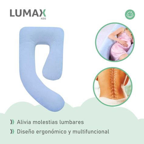 Cojin Maternal Grande Para Embarazada Azul Metinca-4