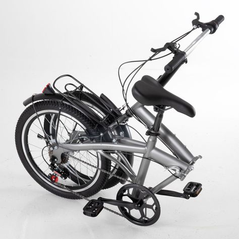 Bicicleta Plegable Neon Urban Aro 20 Velocidades 7 Gris-2