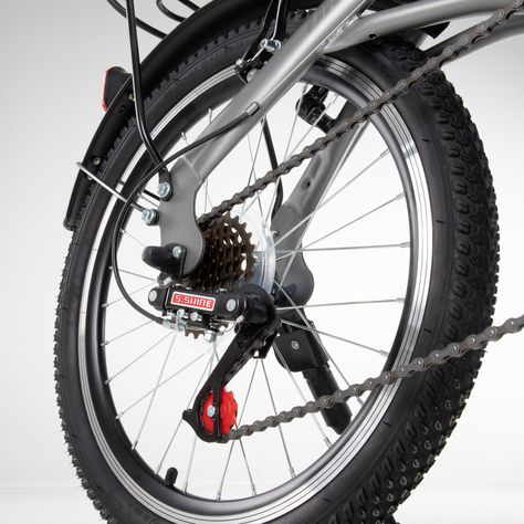 Bicicleta Plegable Neon Urban Aro 20 Velocidades 7 Gris-4