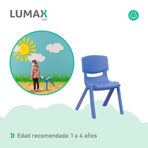 Silla de Plastico Infantil Hogar Jardin Niños MeTinca-4