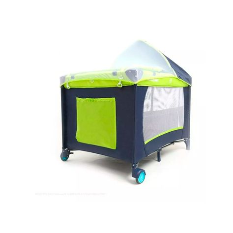 Cuna Corral Practicuna Plegable Verde o Azul MeTinca-9
