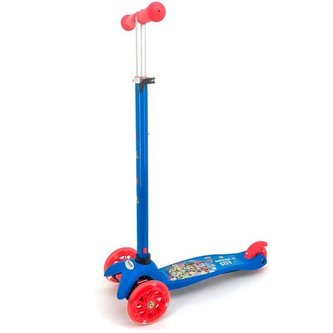 Scooter Monopatin Paw Patrol La Pelicula Chase Con Luz-0