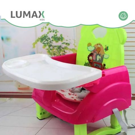 Silla De Bebé Para Comer Portátil Tipo Booster Rosado-3