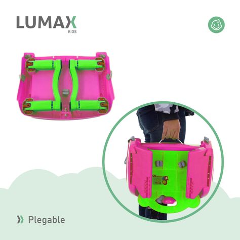 Silla De Bebé Para Comer Portátil Tipo Booster Rosado-5