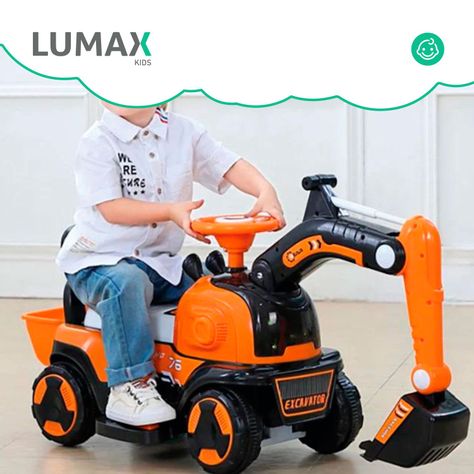 Excavadora Montable Para Niños-2