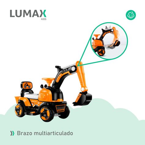 Excavadora Montable Para Niños-4