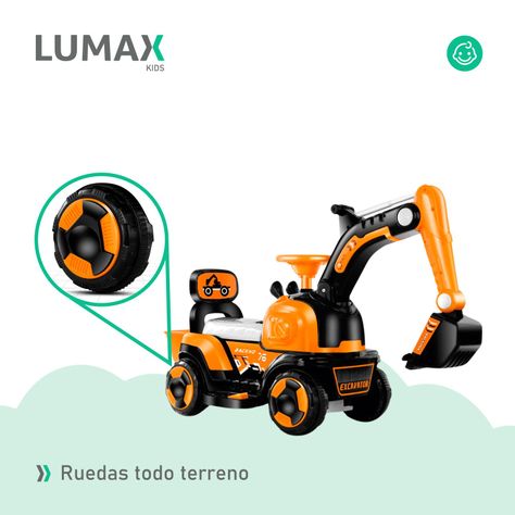 Excavadora Montable Para Niños-5