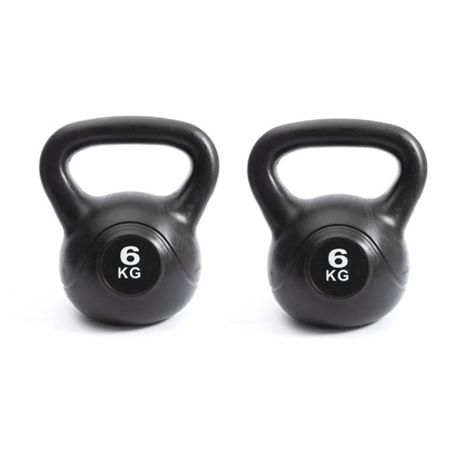 Set Par de Pesas Rusas Kettlebell 6kg Entrenamiento-0