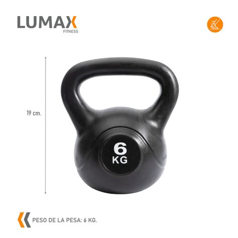 Set Par de Pesas Rusas Kettlebell 6kg Entrenamiento-3