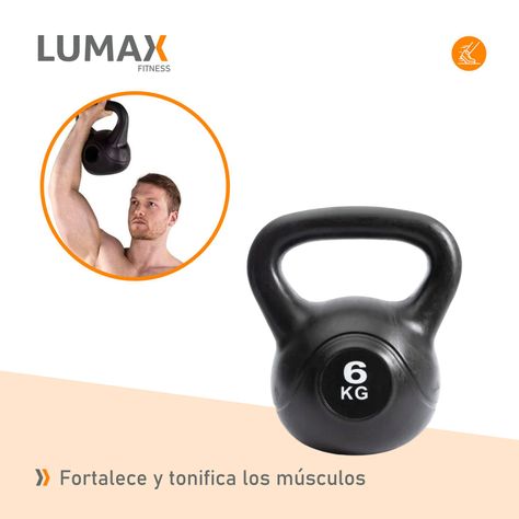 Set Par de Pesas Rusas Kettlebell 6kg Entrenamiento-5