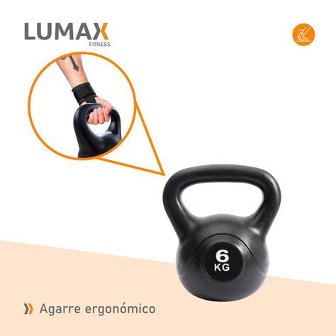 Set Par de Pesas Rusas Kettlebell 6kg Entrenamiento-6