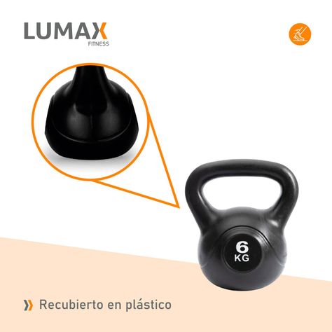 Set Par de Pesas Rusas Kettlebell 6kg Entrenamiento-7