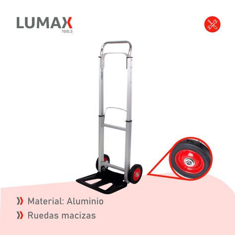 Carro Carga Plegable Aluminio Tipo Yegua 100 Kg-4