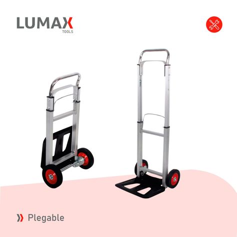 Carro Carga Plegable Aluminio Tipo Yegua 100 Kg-5