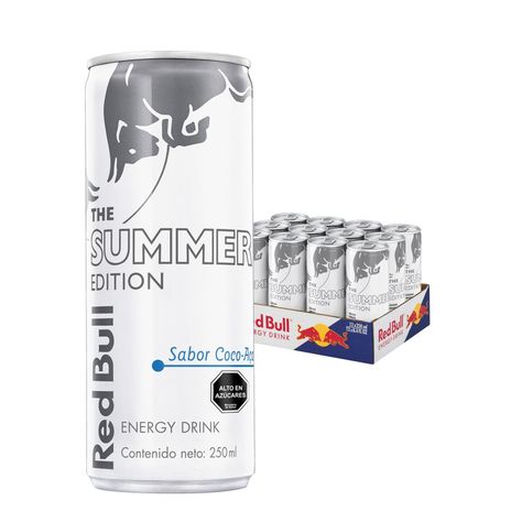 Bebida Energetica Red Bull Coco-Acai 12 Latas De 250ml-2