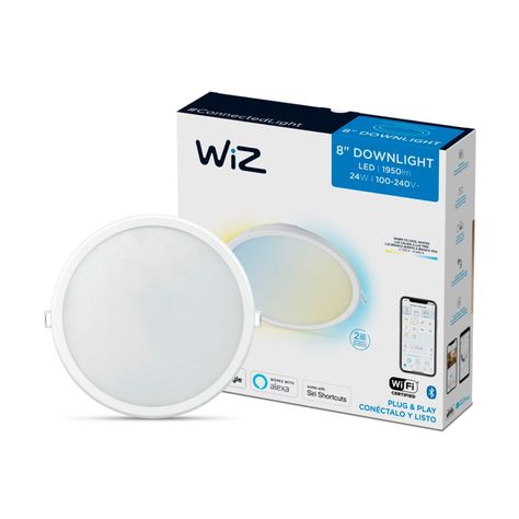 Plafon LED Empotrable WiZ Calido y Frio 24 Watts-0