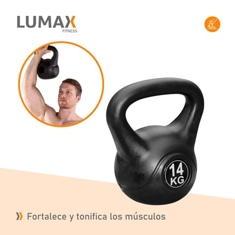 Pesa Rusa Kettlebell 14kg Entrenamiento Crossfit Fitness-4