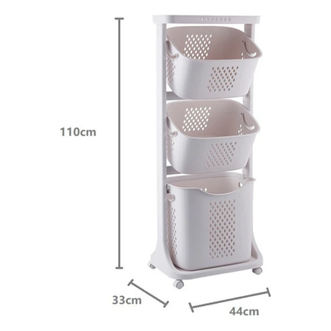 Organizador Cesta 3 Niveles Multifuncion blanco-1