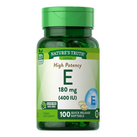 Vitamina E 400 IU - 100 Cápsulas Blandas-0