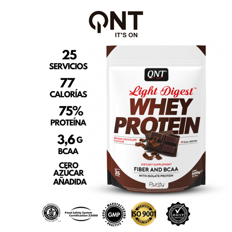 Proteína Whey Light Digest 500Grs Chocolate-1