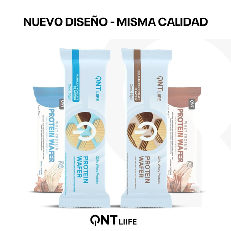 Caja 12 Barras Proteína Wafer Bar 35Grs Vainilla-1