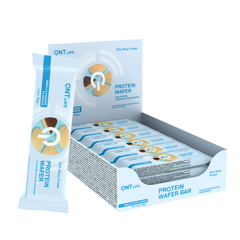 Caja 12 Barras Proteína Wafer Bar 35Grs Vainilla-0