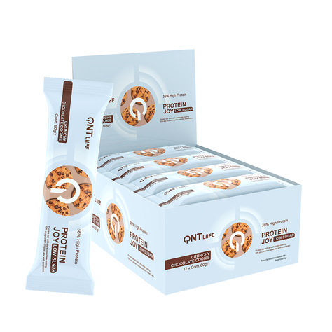Caja 12 Barras Proteína Joybar 60Grs Cookies&Cream-0