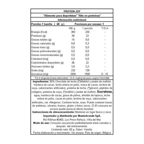 Caja 12 Barras Proteína Joybar 60Grs Caramelo-4