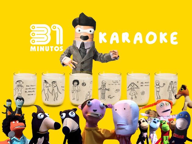 Pack Karaoke 31 Minutos - Juego de 6 Vasitos 200 ML-0