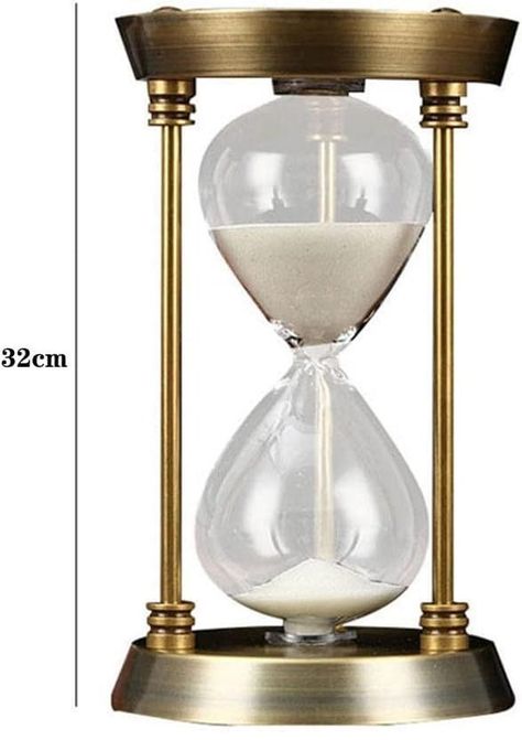 Reloj De Arena Metalizado, 60 Minutos.-1