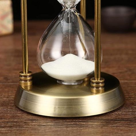 Reloj De Arena Metalizado, 60 Minutos.-3