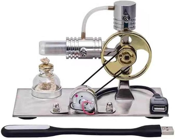 Motor Stirling De Aire Caliente Modelo Stream Power-3