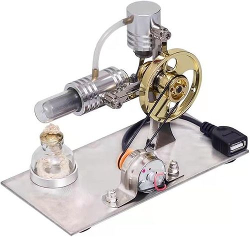 Motor Stirling De Aire Caliente Modelo Stream Power-5