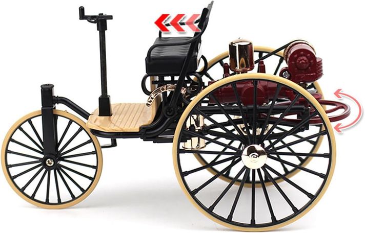 Auto Clásico Vintage  Escala1:12  Modelo Año  1886 -4