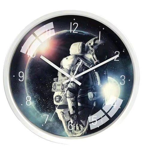 Reloj Pared Mural Redondo Diseño Astronauta 30cm-0