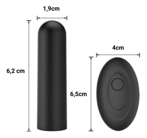 Bala Vibradora Control Remoto Juguete Sexual-2