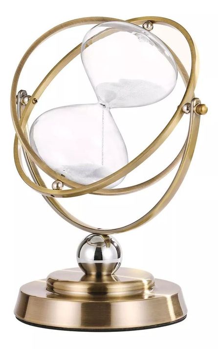 Reloj De Arena Giratorio Vintage 30 Minutos.-4