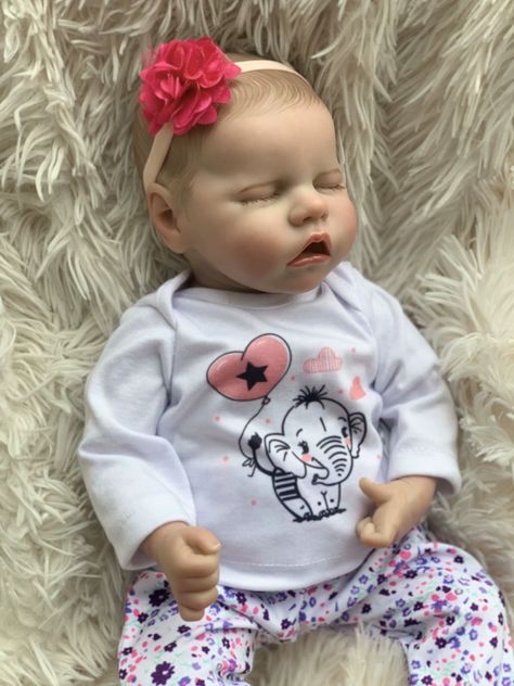 Bebé Resborn Recién Nacida Realista De Silicona 45cm-2