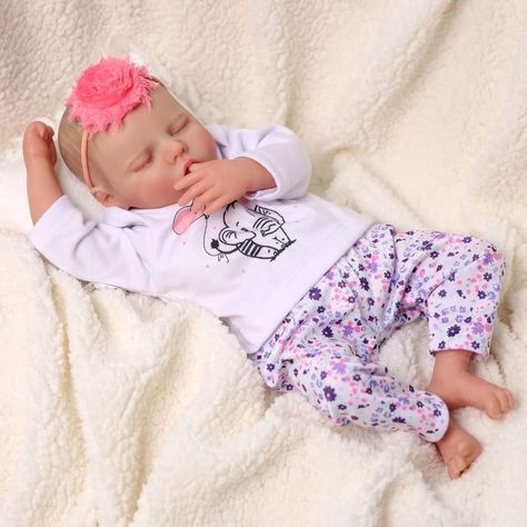 Bebé Resborn Recién Nacida Realista De Silicona 45cm-6