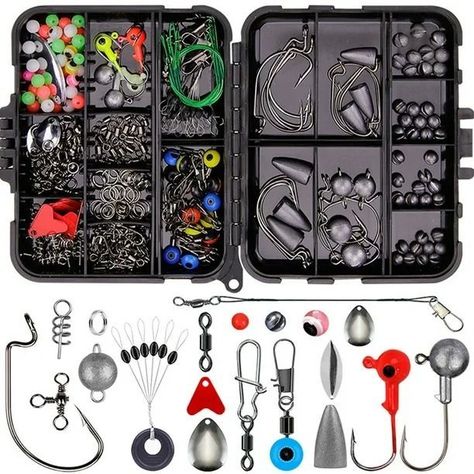  Kit De Accesorios De 257 Piezas De Anzuelos Pesca Señuelo Caja-1
